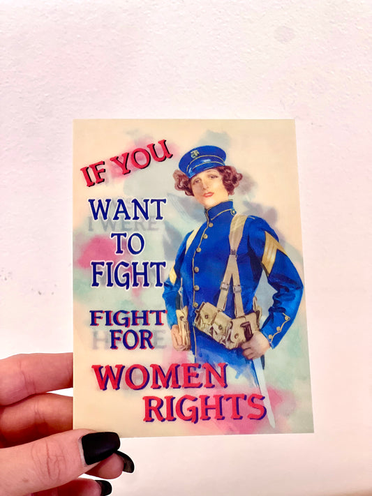 Women’s Rights Postcard