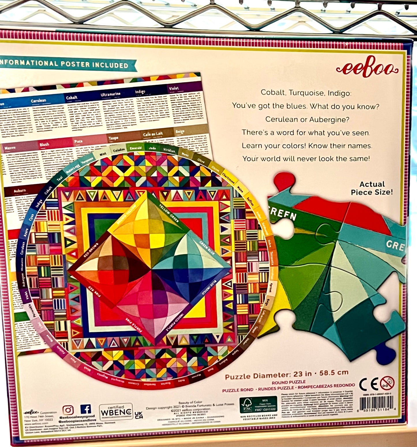 Beauty of Color 100 Piece Puzzle